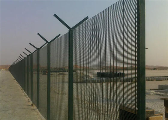 Powder Coated Sport Fence Anti Climb 358  Welded Wire Mesh Fence For Export