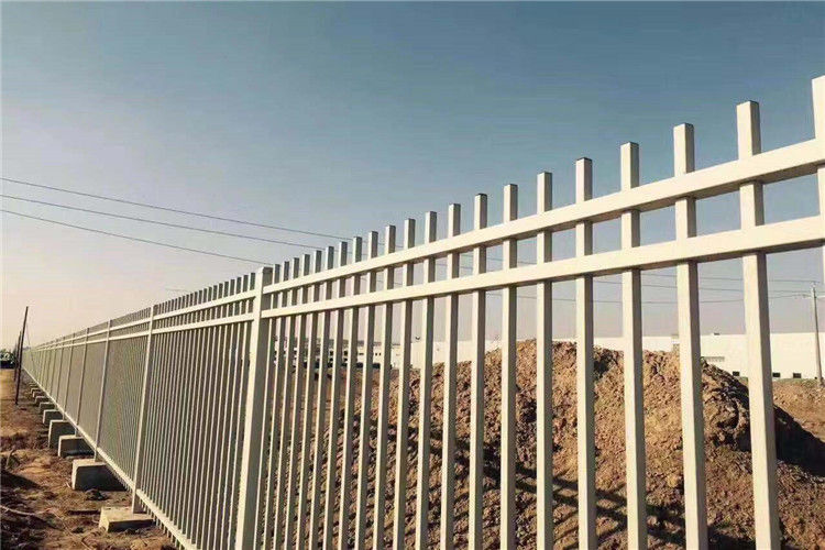 Picket Top Garden Tubular Steel Fence 1800mm 2000mm Height